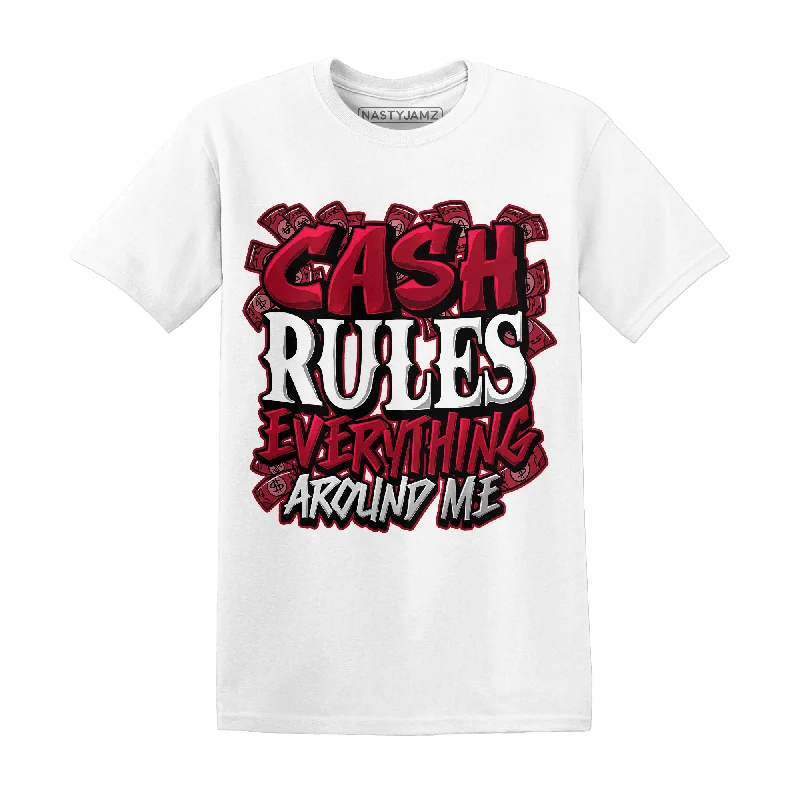 NastyJamz Retro Red Taxi 12s T Shirt Match Cash Rule E A M