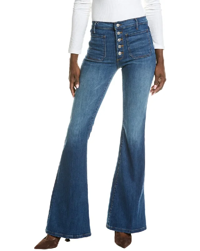 Black Orchid Audrey Patch Pocket Ramble On Flare Jean